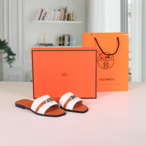 Hermes Paris Birkin Premium Flats With OG Box