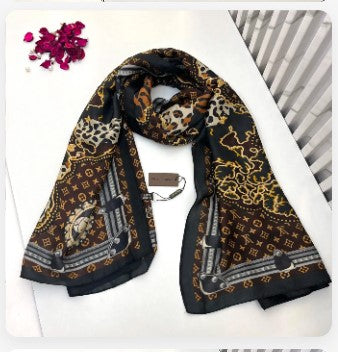 LVTN Luxury Silk Designer Stole