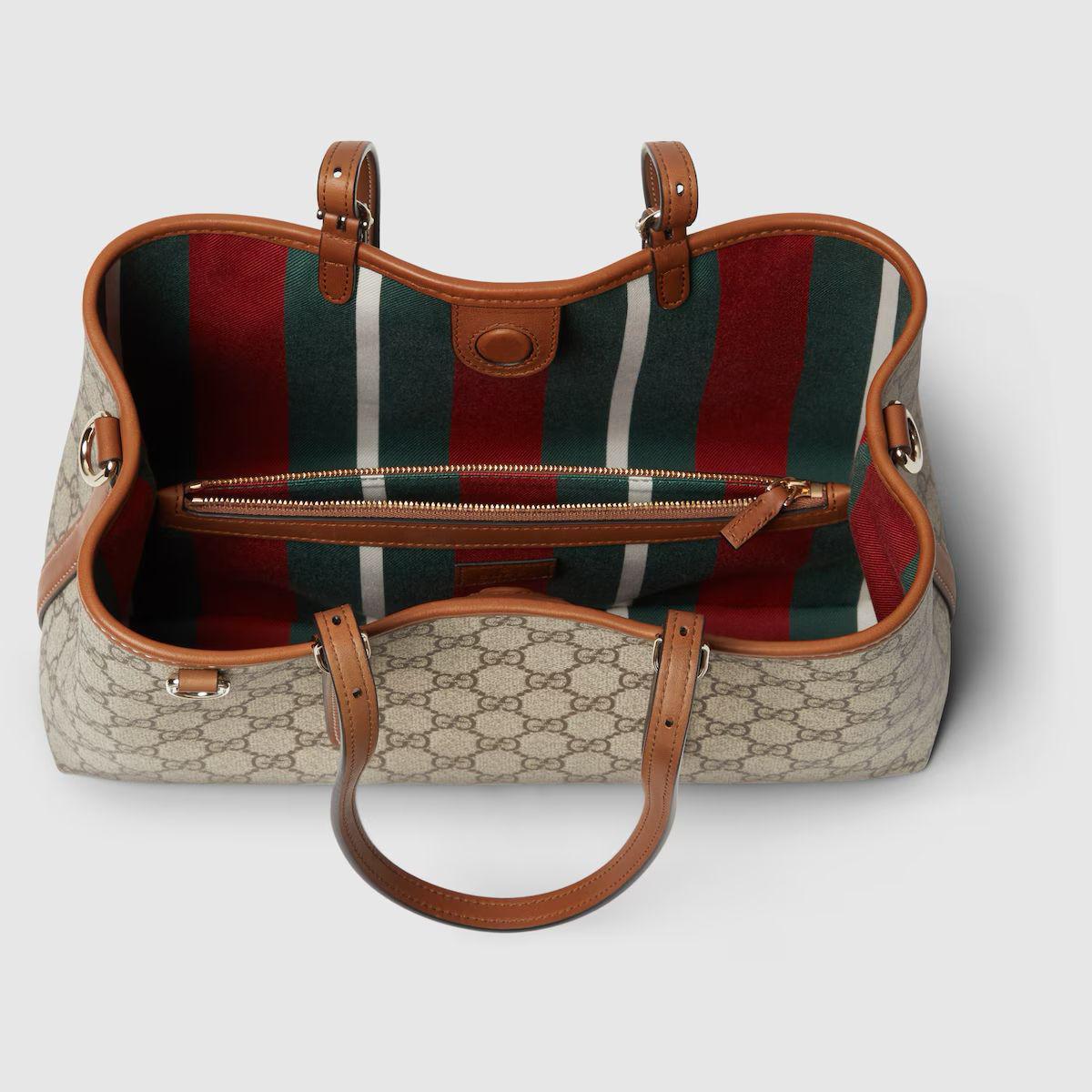 G_cc_i EMBLEM TOTE WITH CHARM