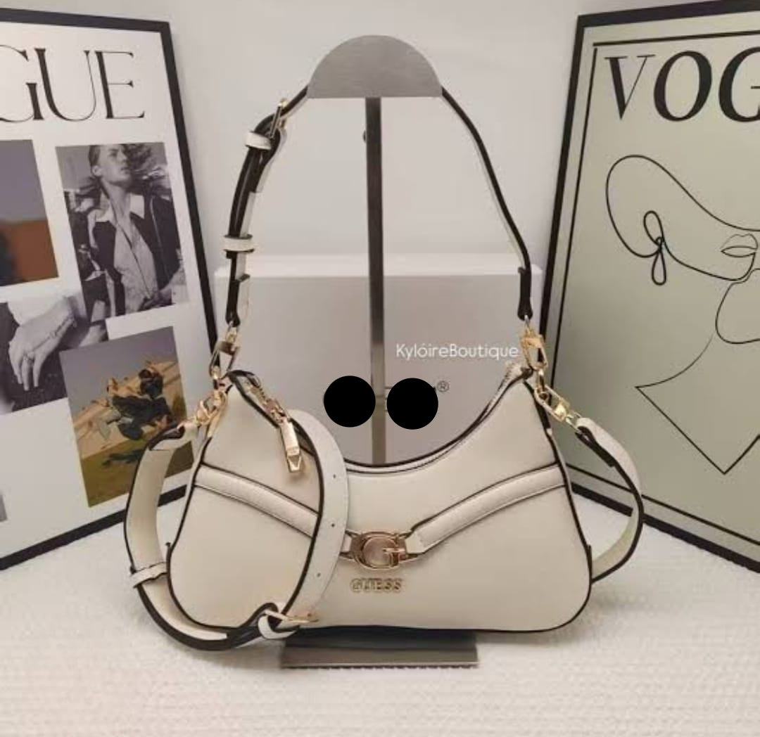G-U-E-S-S DEA TOP ZIP SHOULDER BAG