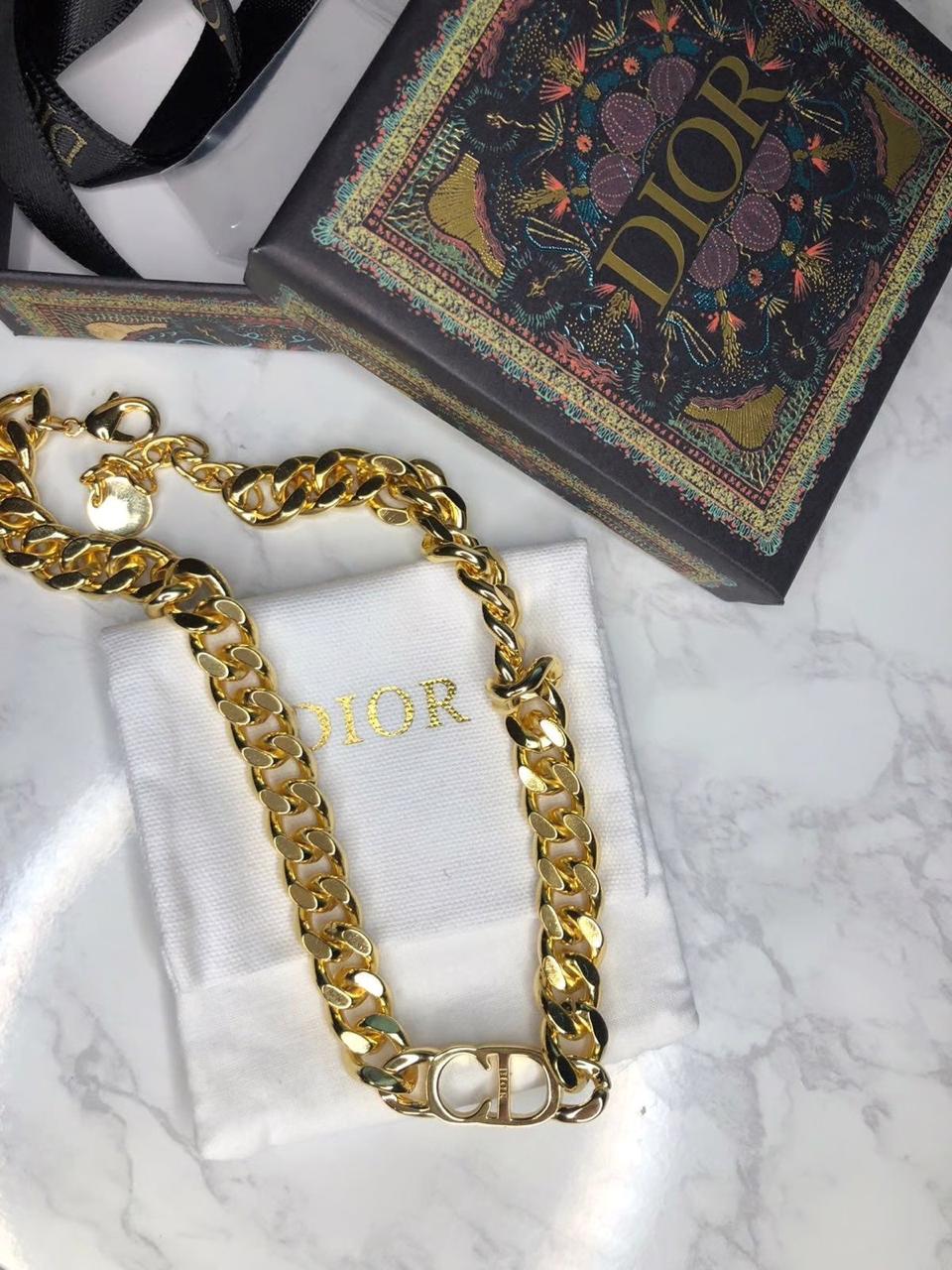 Di-or CD Chain Necklace / Choker — For Her