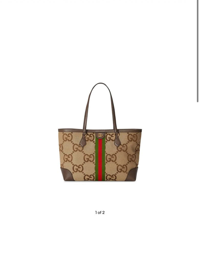 G-U-CC-I OPHIDIA JUMBO GG TOTE BAG