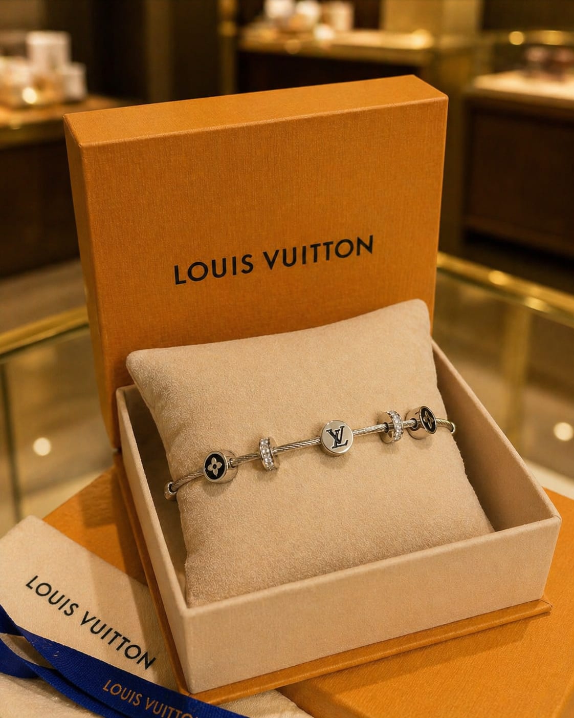 LVTN Inspired Lock Charm Bracelet