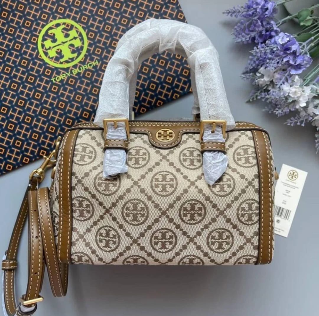 TORY BURCH T MONOGRAM JACQUARD SPEEDY SMALL BAGS