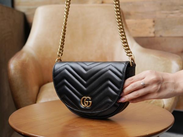 G_cc_i GG Marmont Moon Premium Shoulder Bag With OG Box