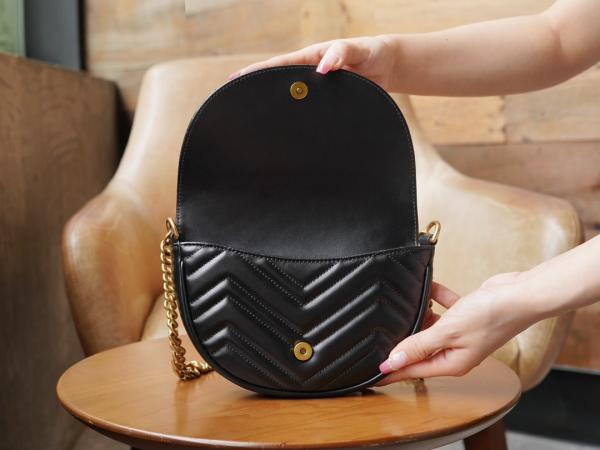 G_cc_i GG Marmont Moon Premium Shoulder Bag With OG Box