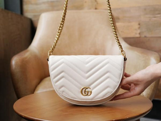 G_cc_i GG Marmont Moon Premium Shoulder Bag With OG Box