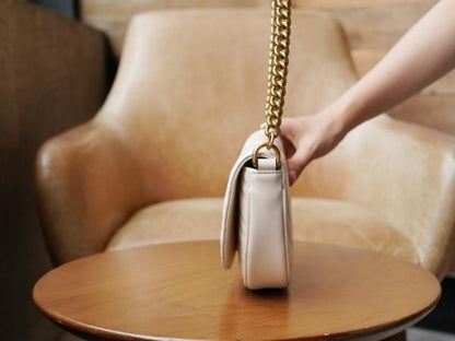 G_cc_i GG Marmont Moon Premium Shoulder Bag With OG Box