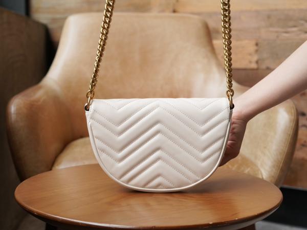 G_cc_i GG Marmont Moon Premium Shoulder Bag With OG Box
