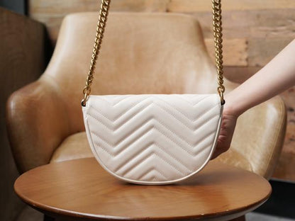 G_cc_i GG Marmont Moon Premium Shoulder Bag With OG Box