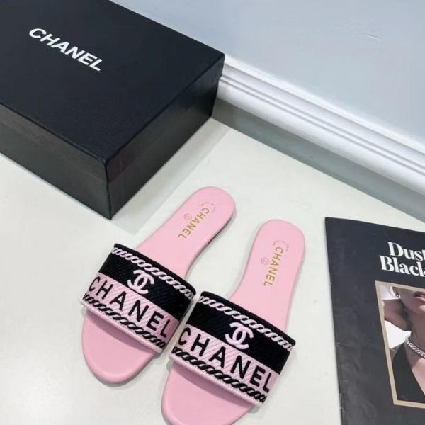 Cha-nel Hayden Classic Flats With OG Box & Dust Bag