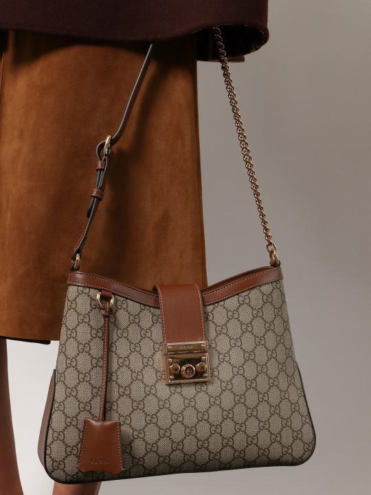 G_cc_i Padlock Supreme Premium Shoulder Bag With Dust Bag