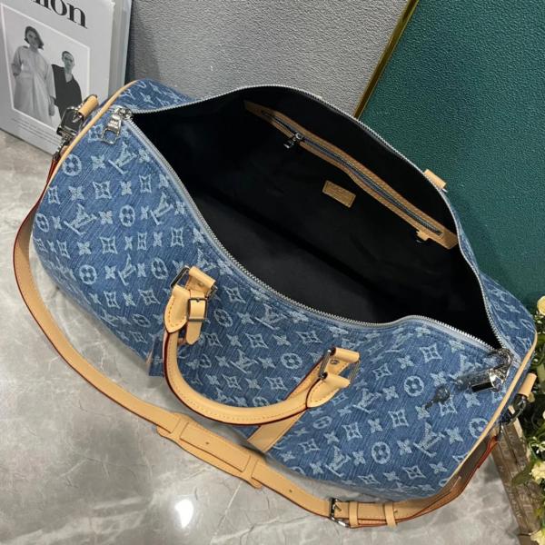 LOU-IS VU-IT-TON KEEPALL BANDOULIERE NBA EDITION DUFFLE BAG