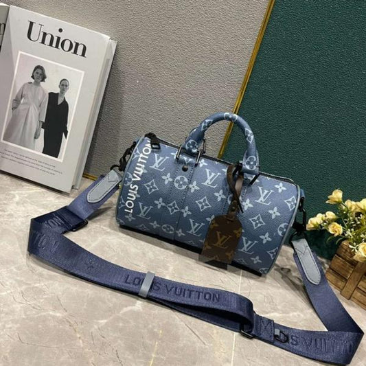 LVTN Keepall Bandouliere Monogram Speedy With OG Magnetic Box & Dust Bag