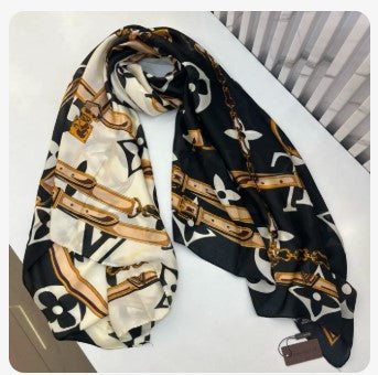 LVTN Luxury Silk Designer Stole