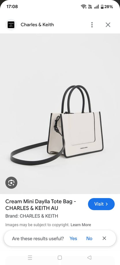 CHARLES & KEITH DAYLLA MINI TOTE BAGS
