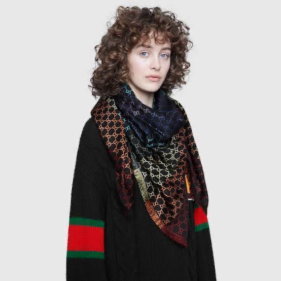 G_cc_i Jacquard Multicolour Shawl