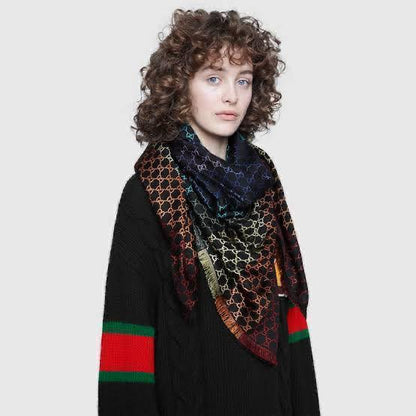 G_cc_i Jacquard Multicolour Shawl