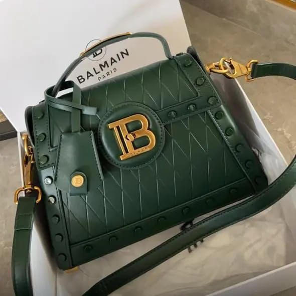 Bal-main B Buzz Dynasty Genuine Leather Bag