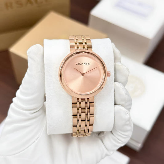 Ca-l-vin Klein Burst Rose Gold Original Model Series Now Available