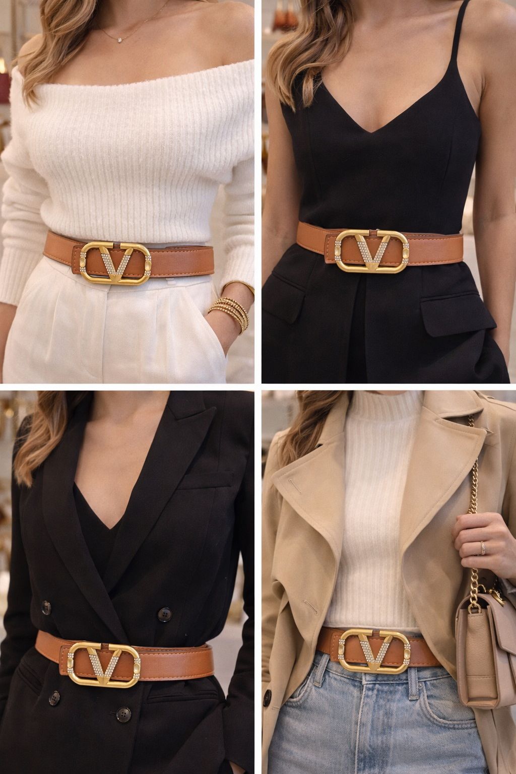 Va-len-tino Inspired Elegant  Belt for Women