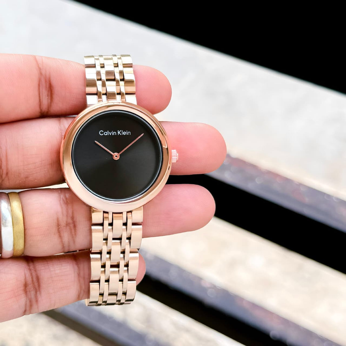 Cal-vin Klein Burst Rose Gold Original Model Series Now Available